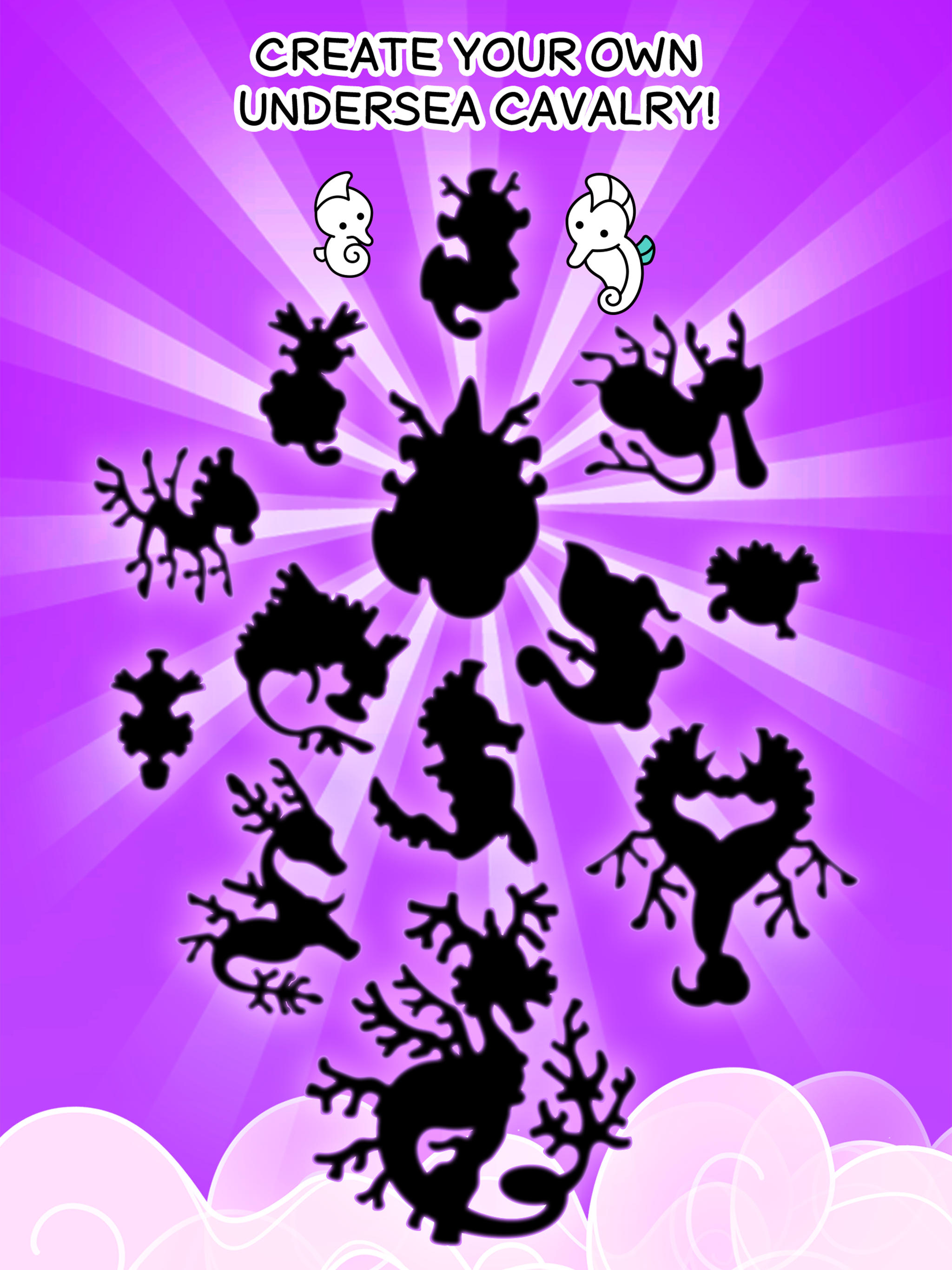 Seahorse Evolution: Sea Mutant Game Screenshot