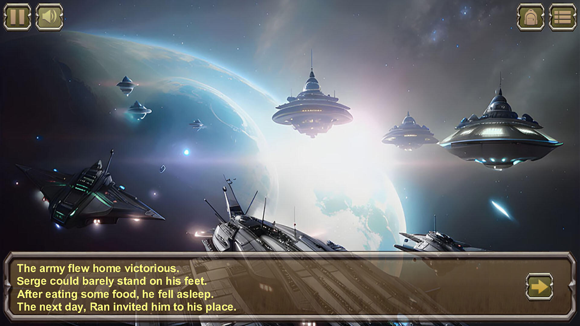 Screenshot of Back to the Earth