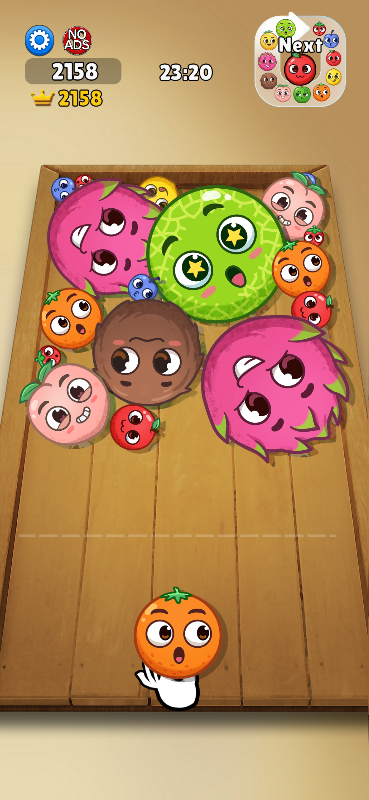 Fruit Merge: Melon Game Game Screenshot
