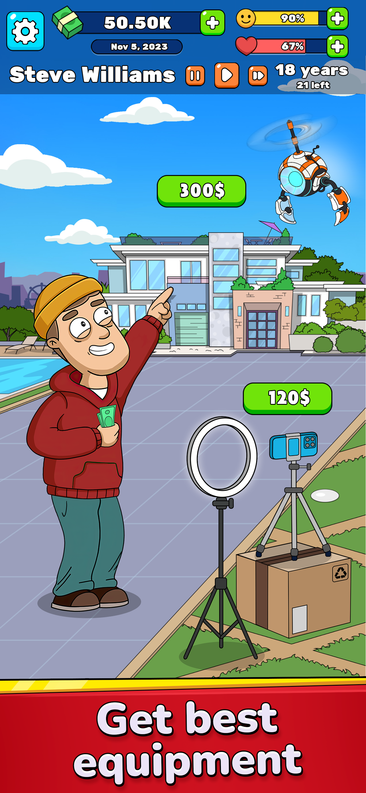 Screenshot 2 of Vlogger: Viral Streamer Guy 