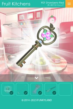 Captura de Tela do Jogo Escape Fruit Kitchens