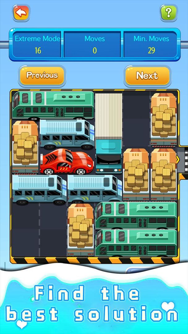 Car Flee - Unblock red car screenshot game