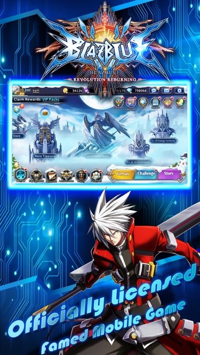 Screenshot of BlazBlue RR