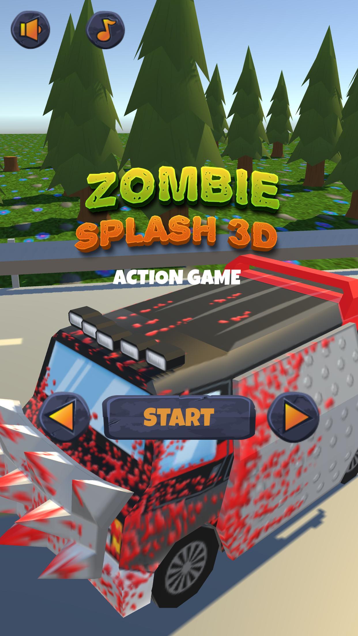 Zombies Splash 3D: Action Game 遊戲截圖