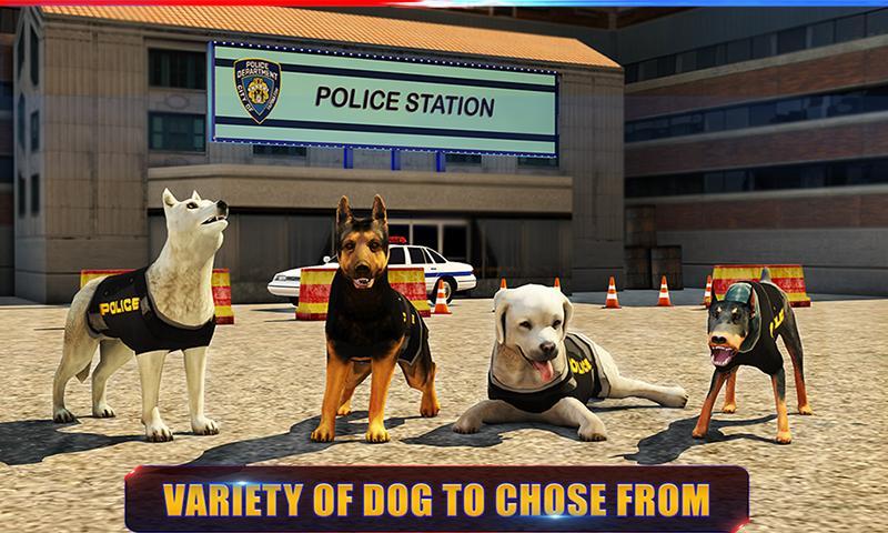Police Dog 3D : Crime Chase 게임 스크린 샷