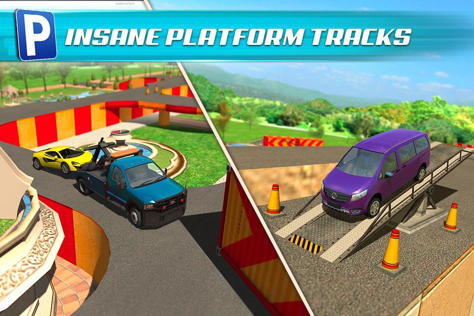 Obstacle Course Car Parking Game Screenshot