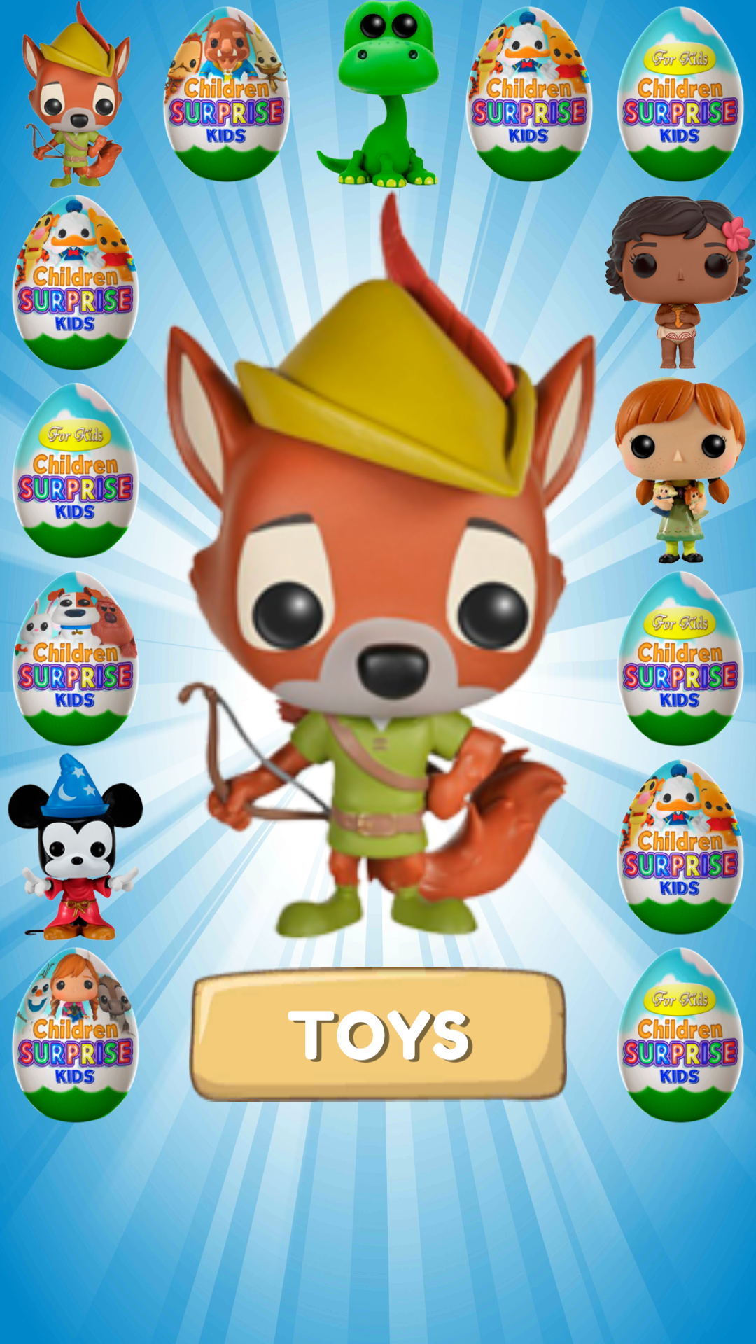 Captura de Tela do Jogo Surprise Eggs for Kids