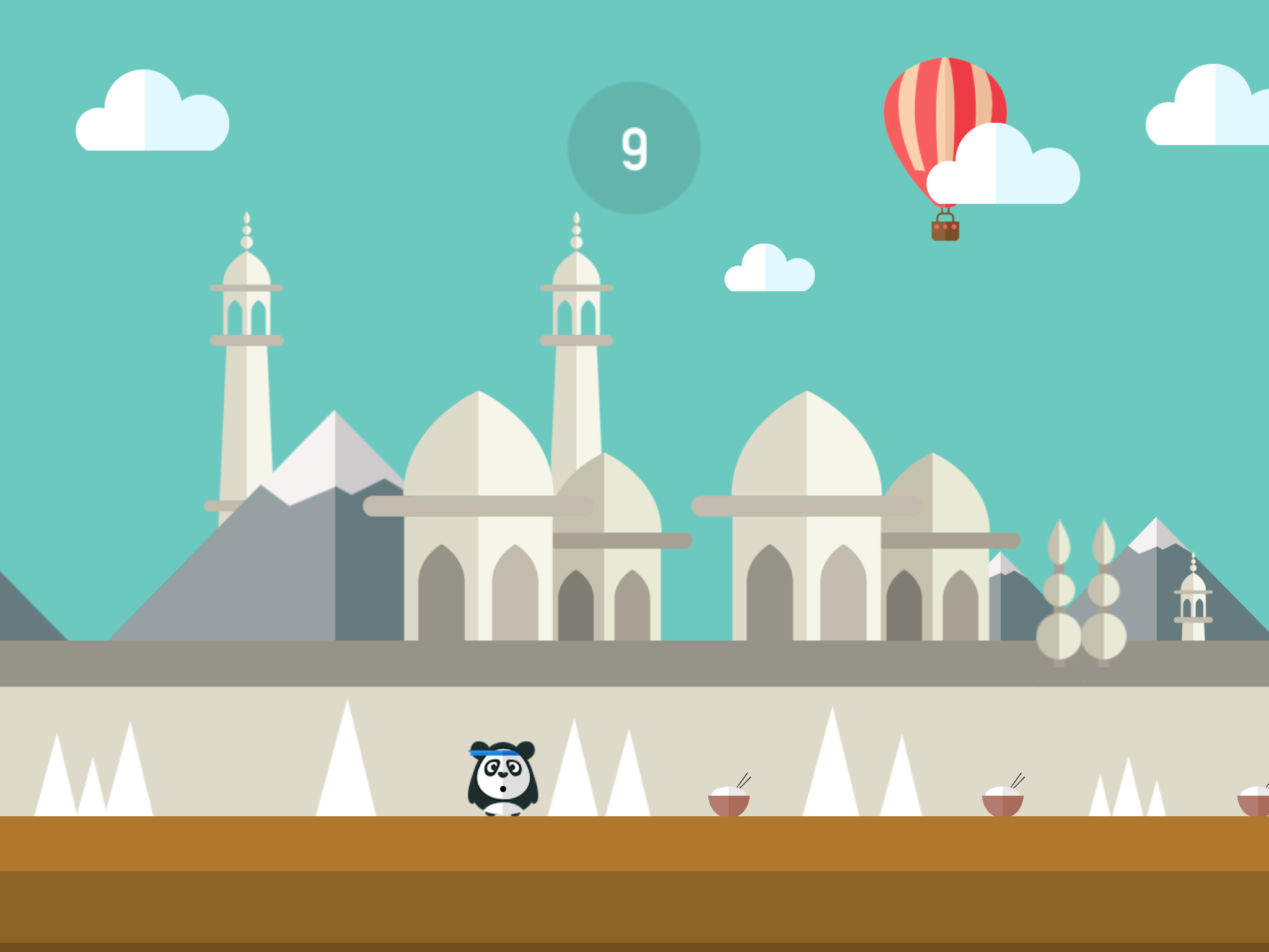 Dashy Panda Game Screenshot