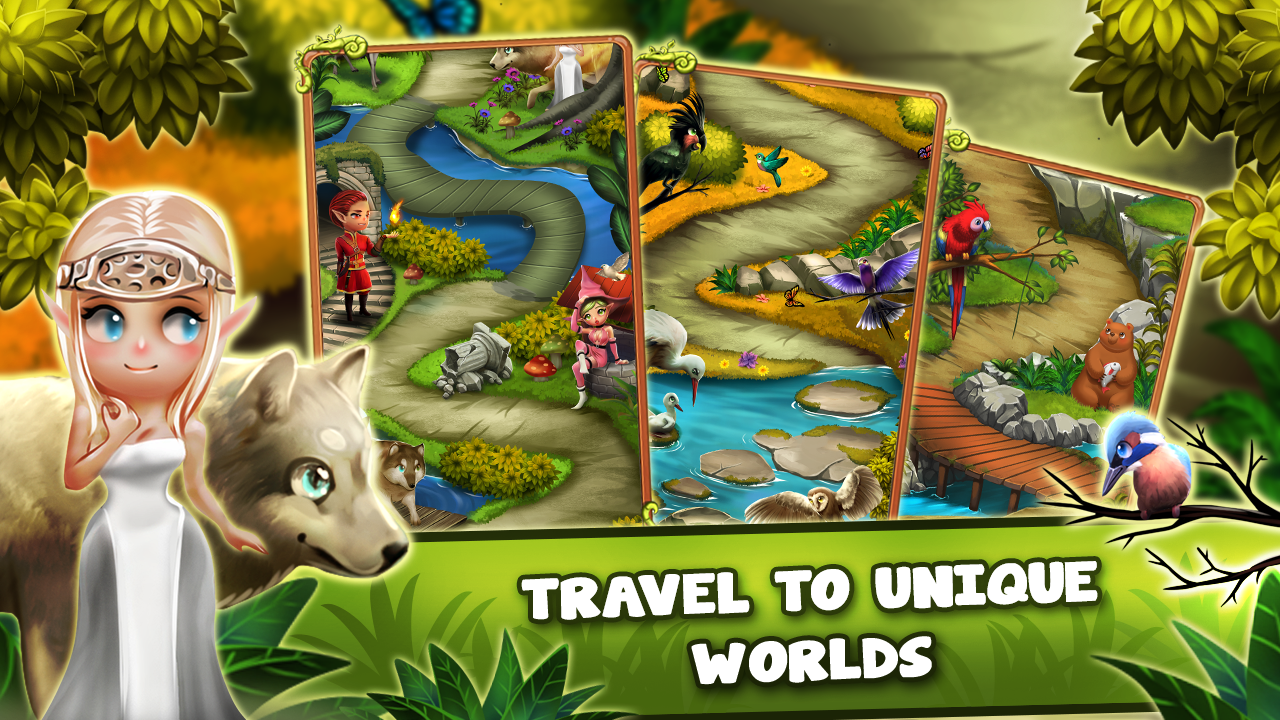 Match 3 Jungle Treasure Game Screenshot