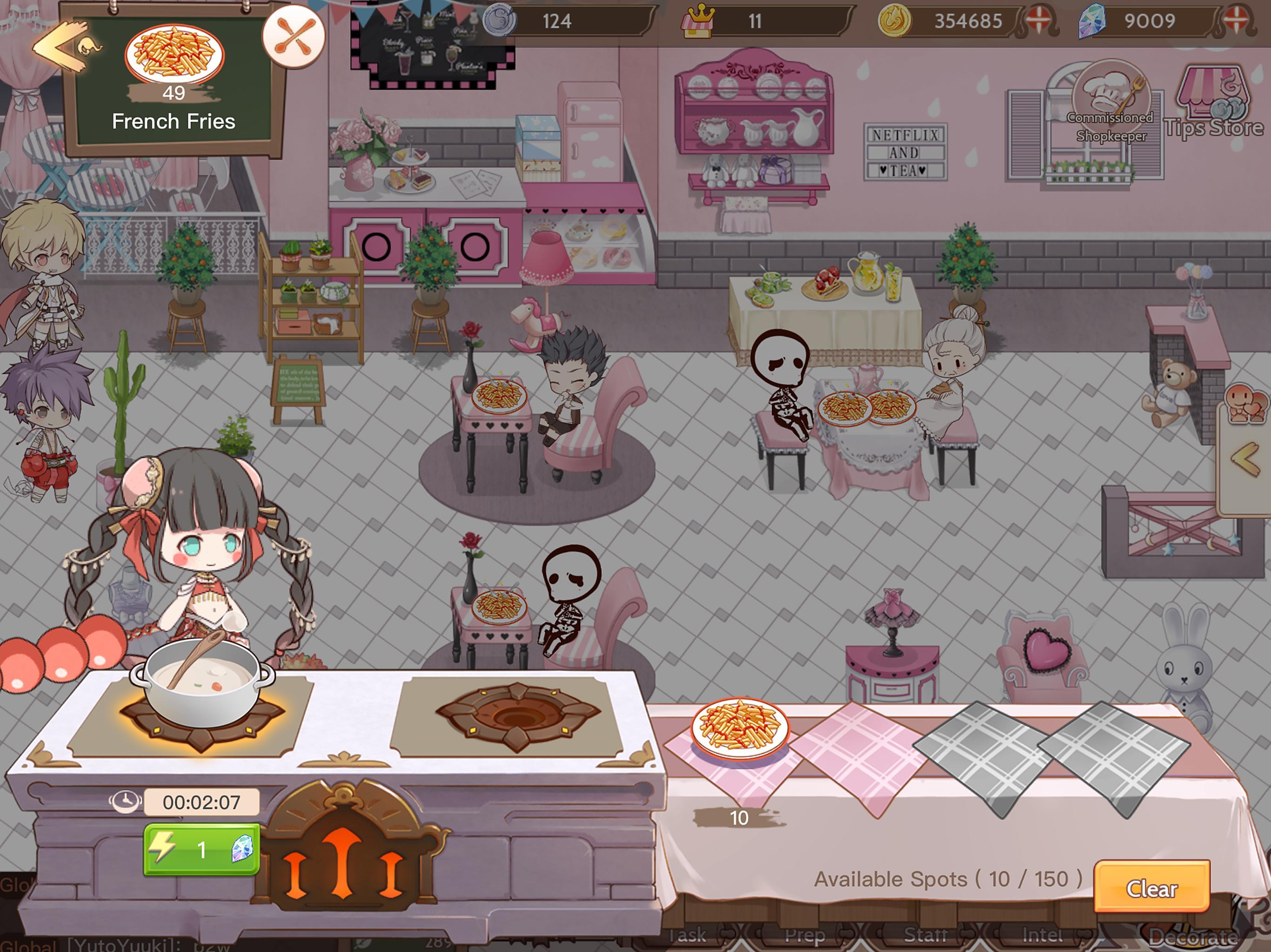 Food Fantasy Game Screenshot