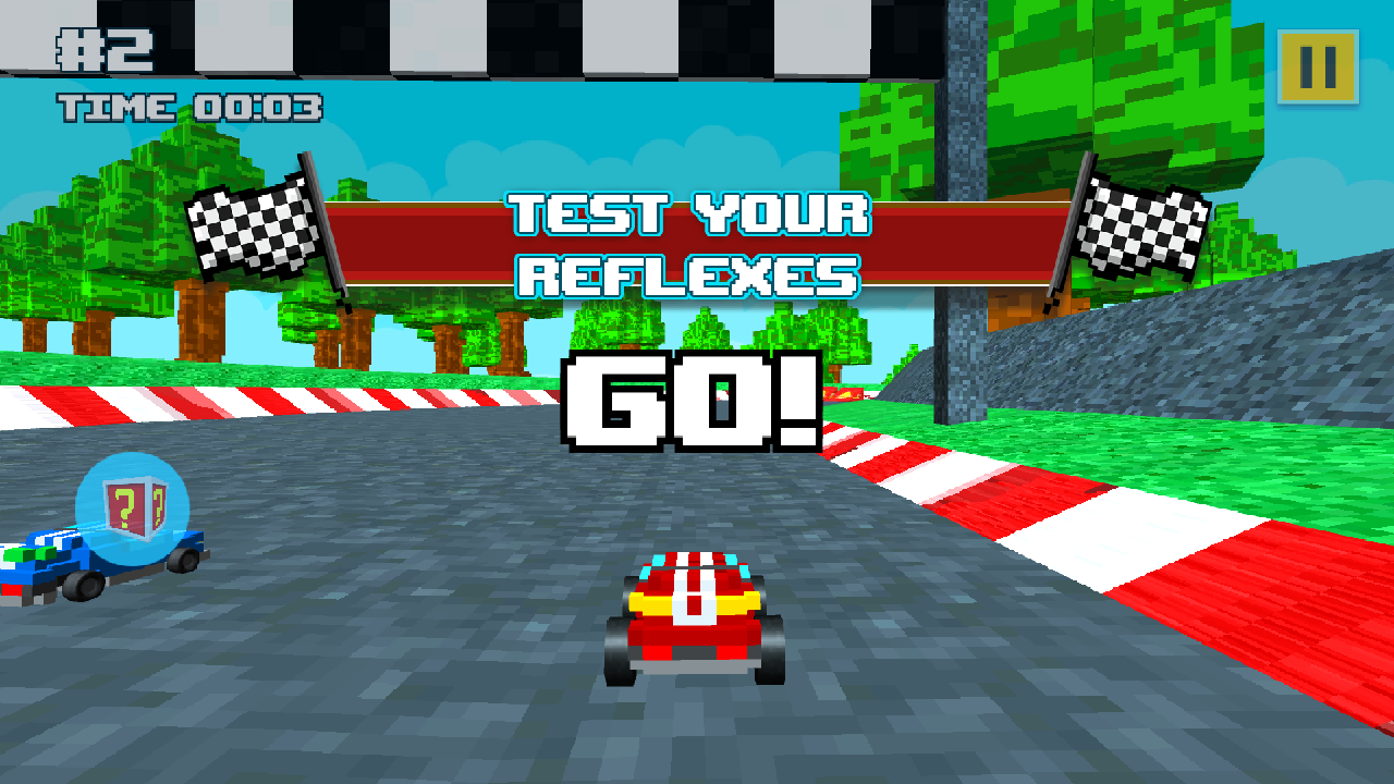 Blocky Fast Fury Game Screenshot