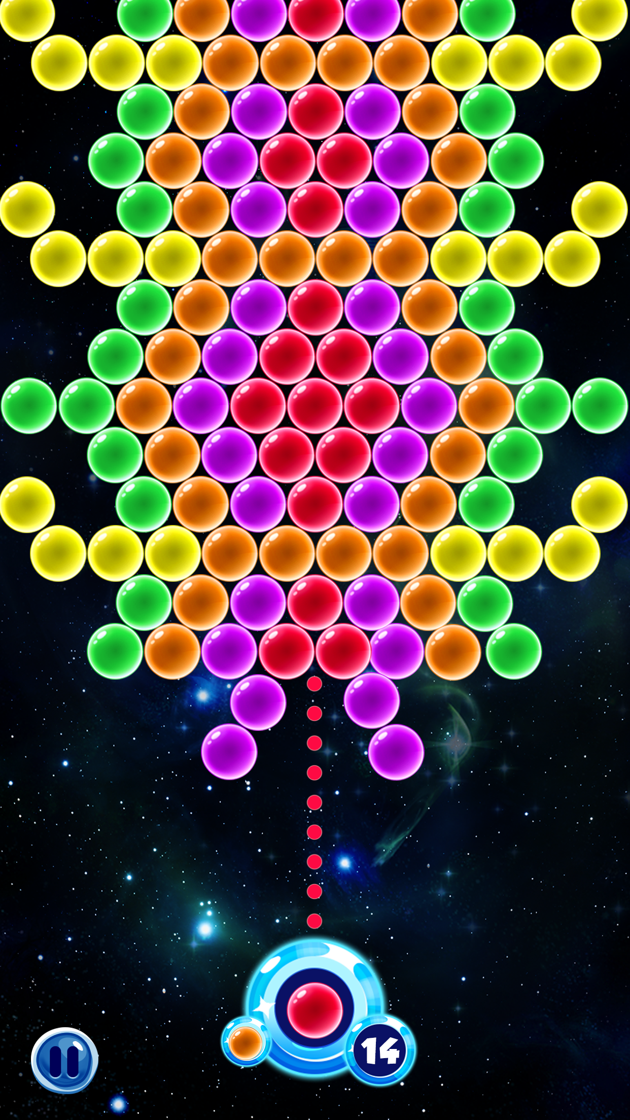 Bubble Solar Shooter 게임 스크린샷