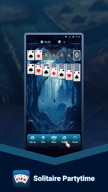 Solitaire Partytime Game Screenshot