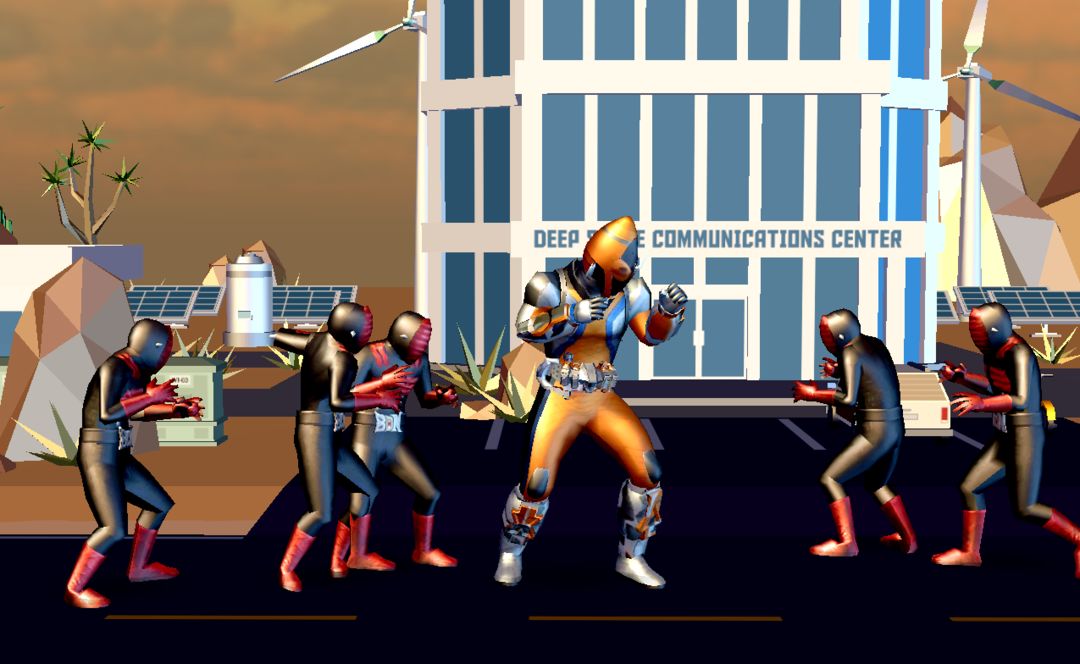 Screenshot of Rider Wars : Fourze Henshin Fighter Legend Climax