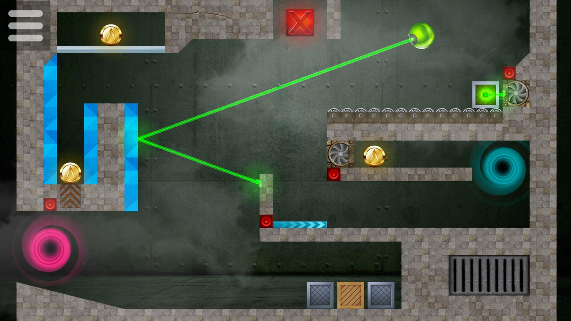 LASERBREAK 2 - Physics Puzzle Game Screenshot