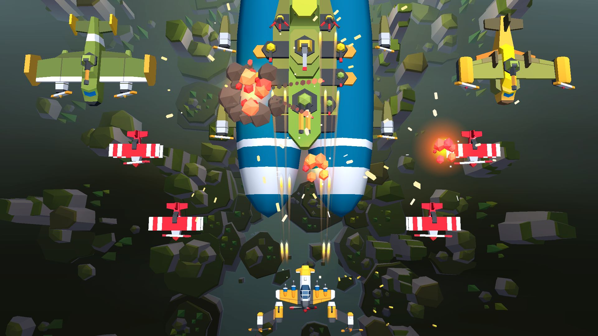 Burning Sky: Aircraft Combat Game Screenshot