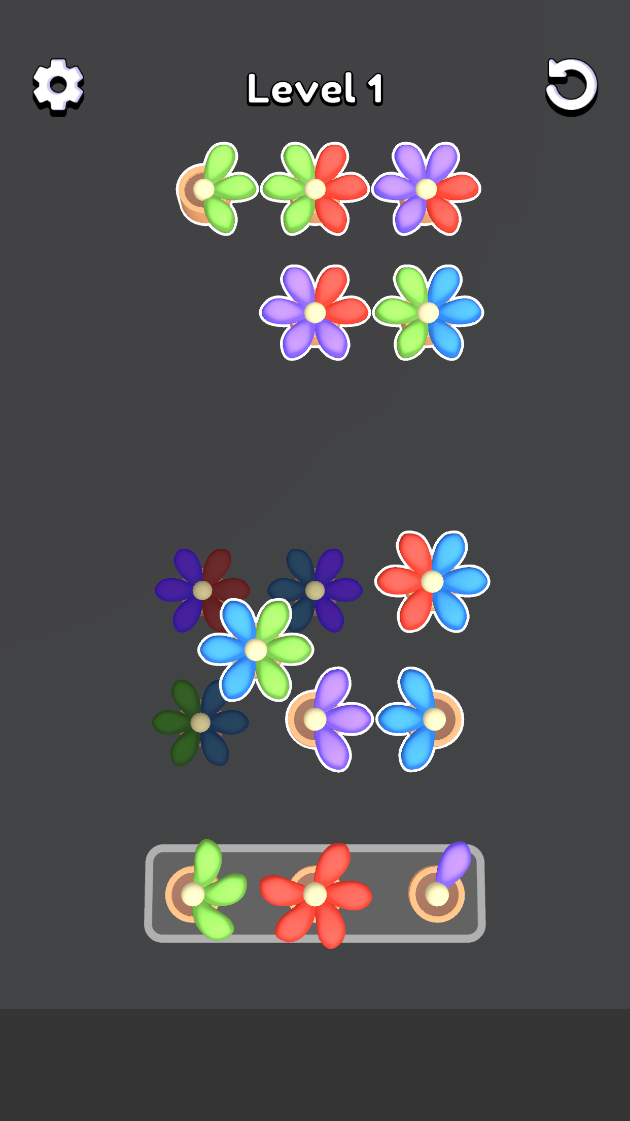Bloom Match 3D ภาพหน้าจอเกม