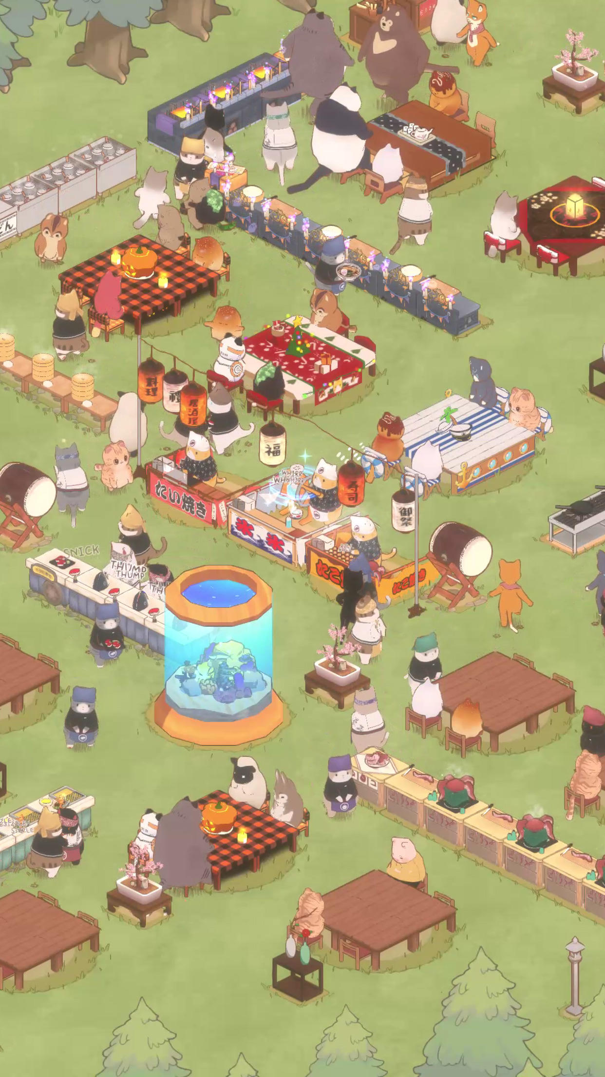 Cat Garden - Food Party Tycoon ภาพหน้าจอเกม