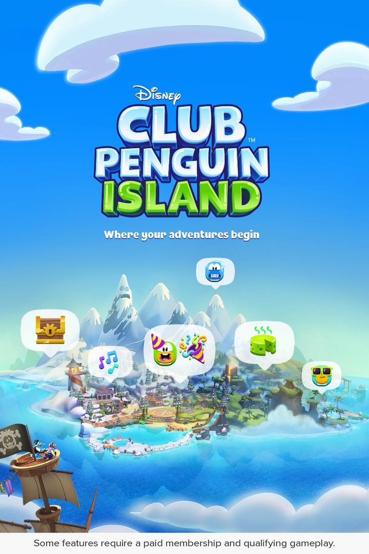 Screenshot of Club Penguin Island