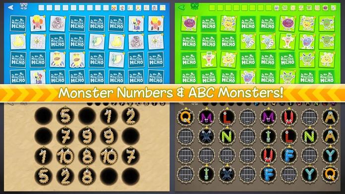 Captura de Tela do Jogo Monster Memo