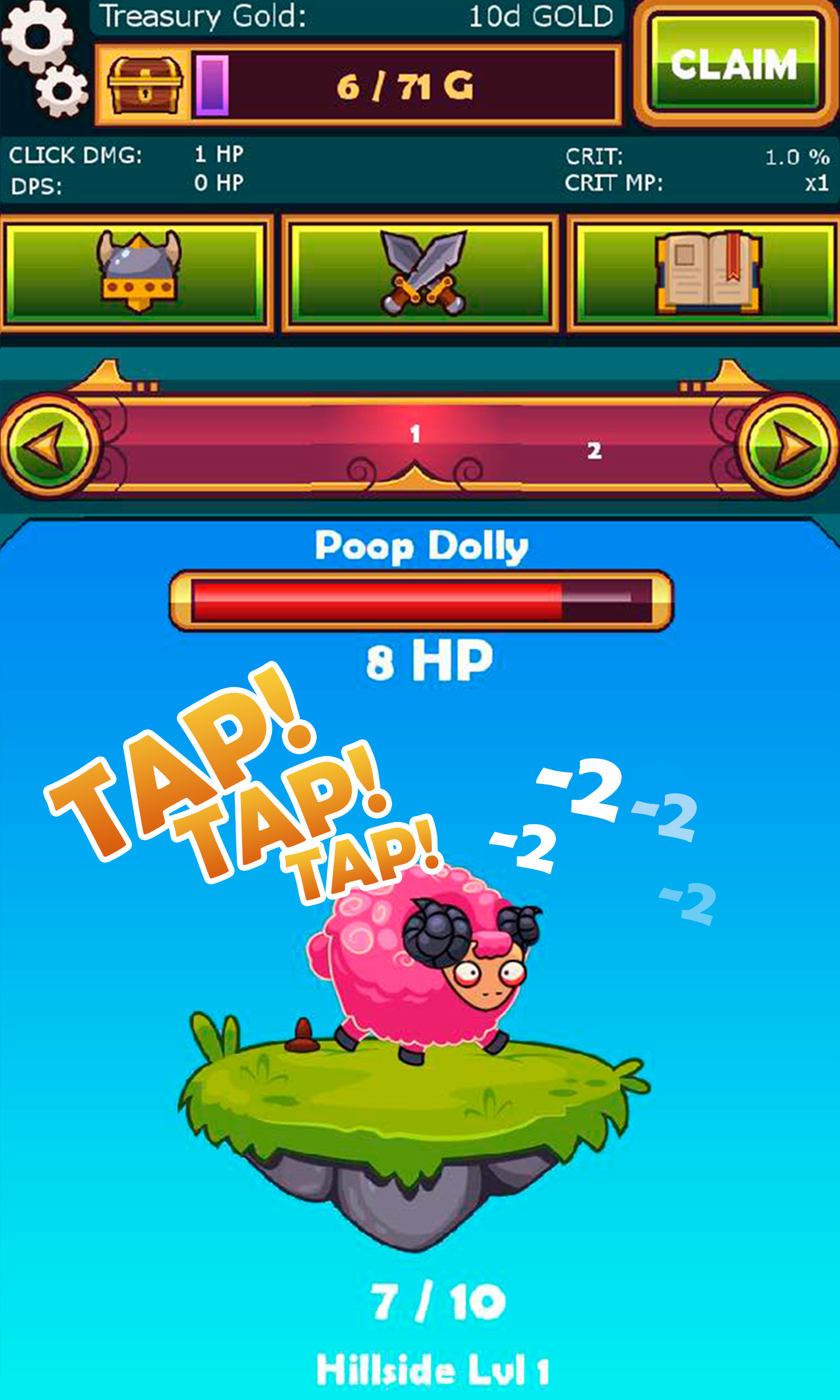 Tapventures Game Screenshot