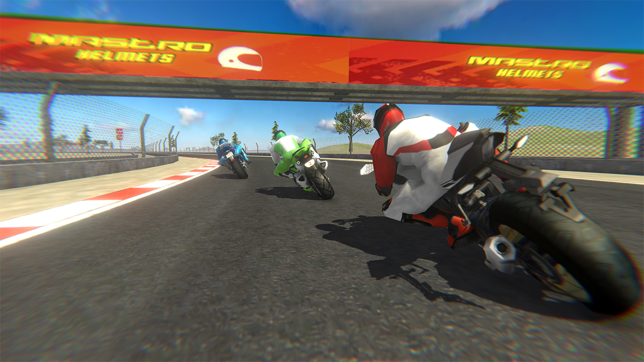 Race the Bikes Game Screenshot