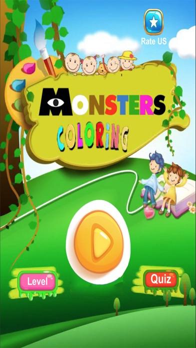 Скриншот игры Doors Monsters Coloring Book