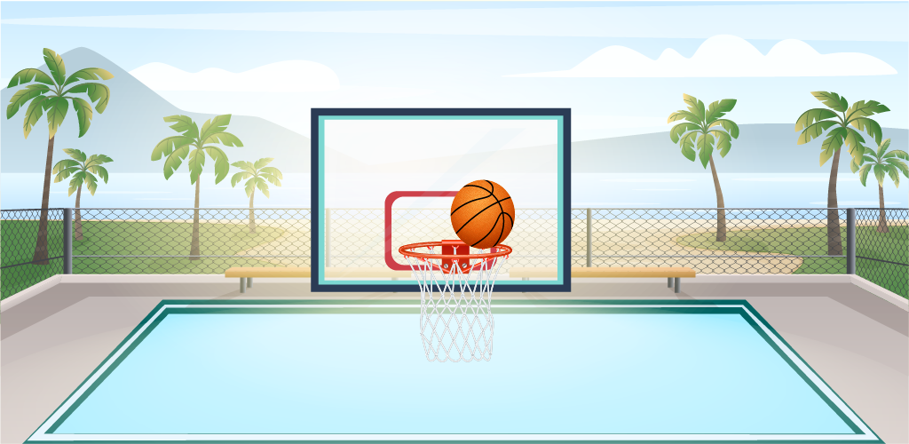 Screenshot of the video of Basketball: Crazy Madness