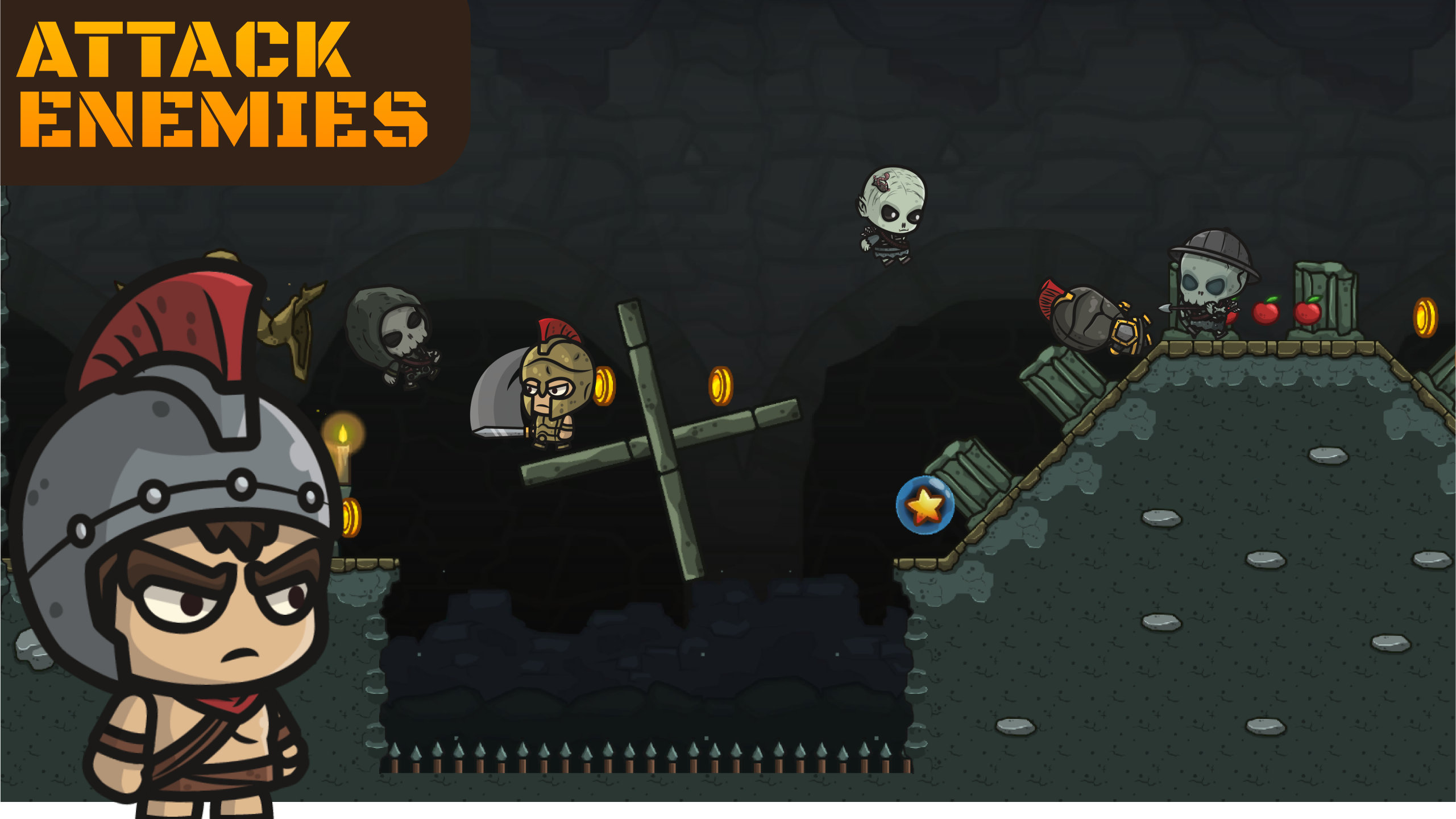 DARK LIGHT - 2D Platformer Game Screenshot