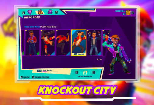 Knockout City Street dodgeball Battles Walkthrough 게임 스크린 샷