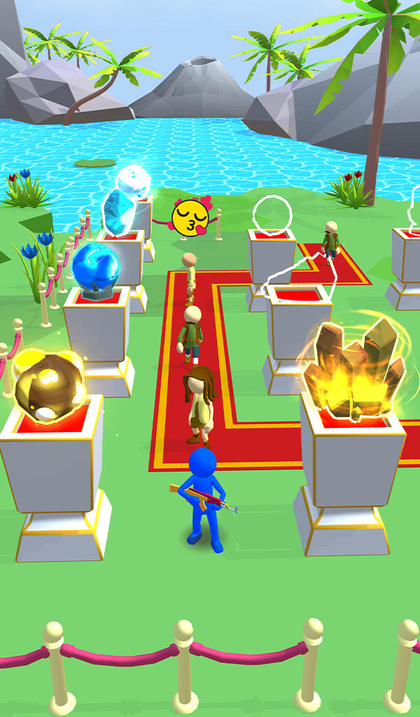 Idle Shooter: Camping Land ゲームのスクリーンショット