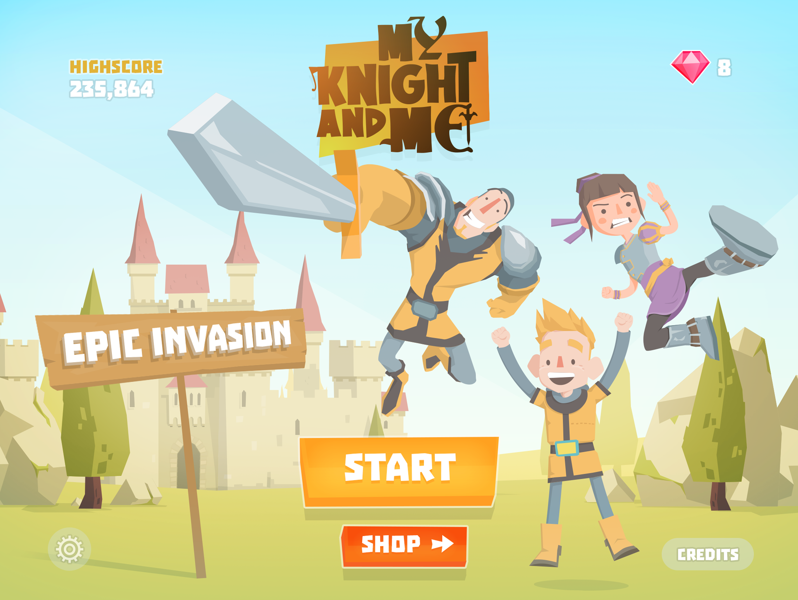 My Knight and Me - Epic Invasion (Unreleased) ภาพหน้าจอเกม