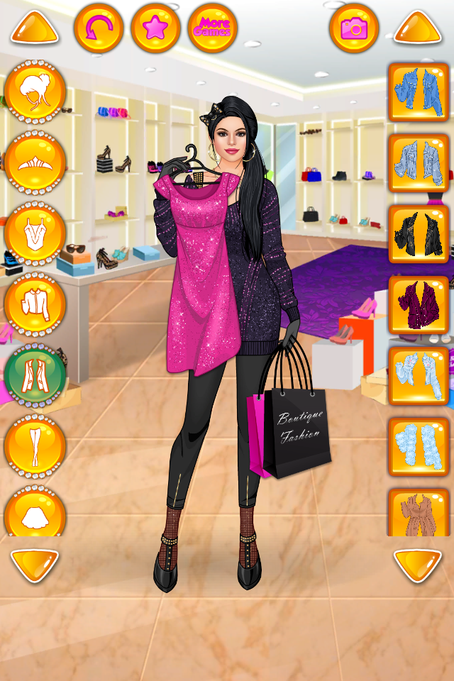 Rich Girl Shopping: Girl Games Game Screenshot