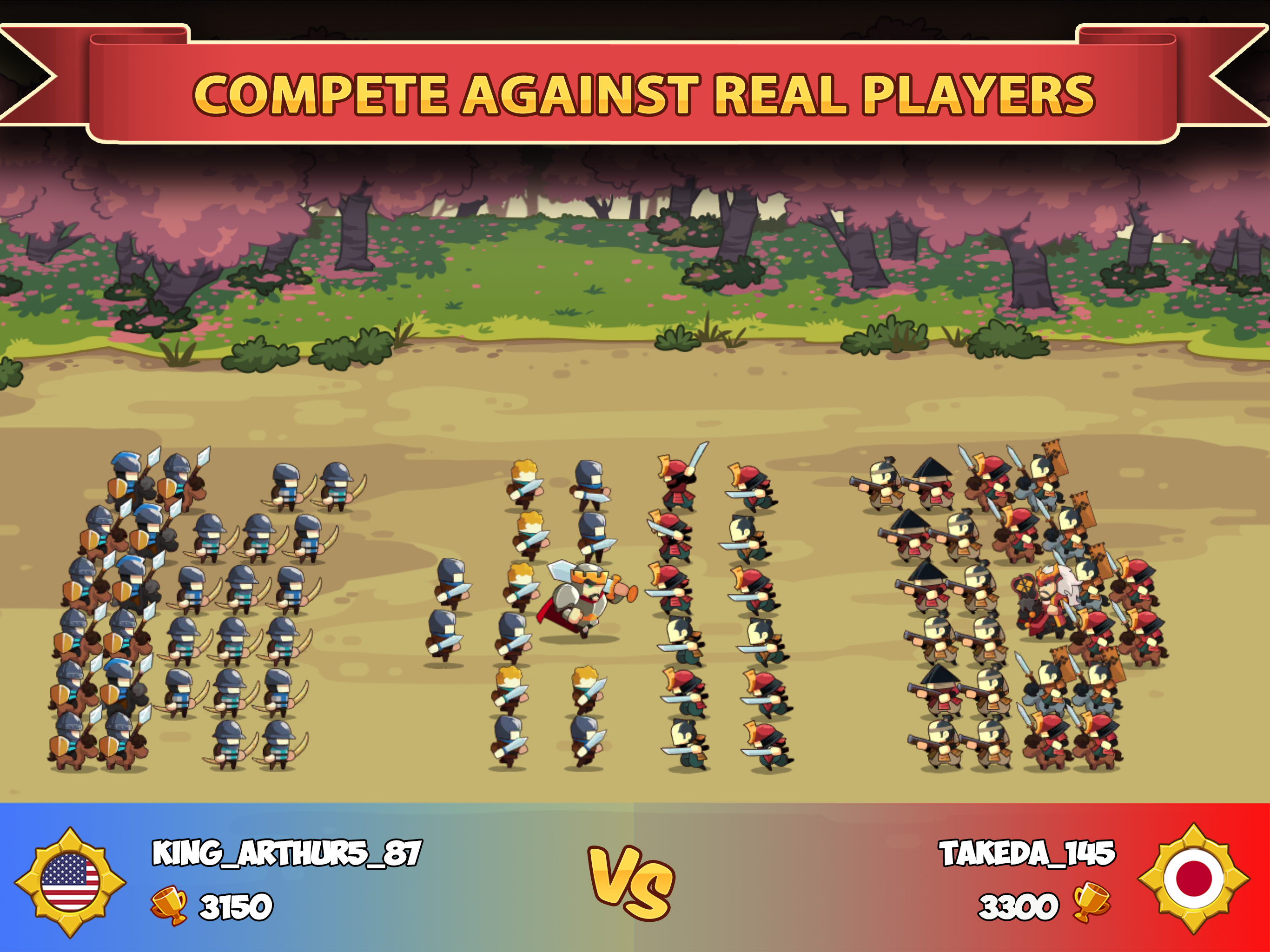 Knights and Glory - Battle Game Screenshot