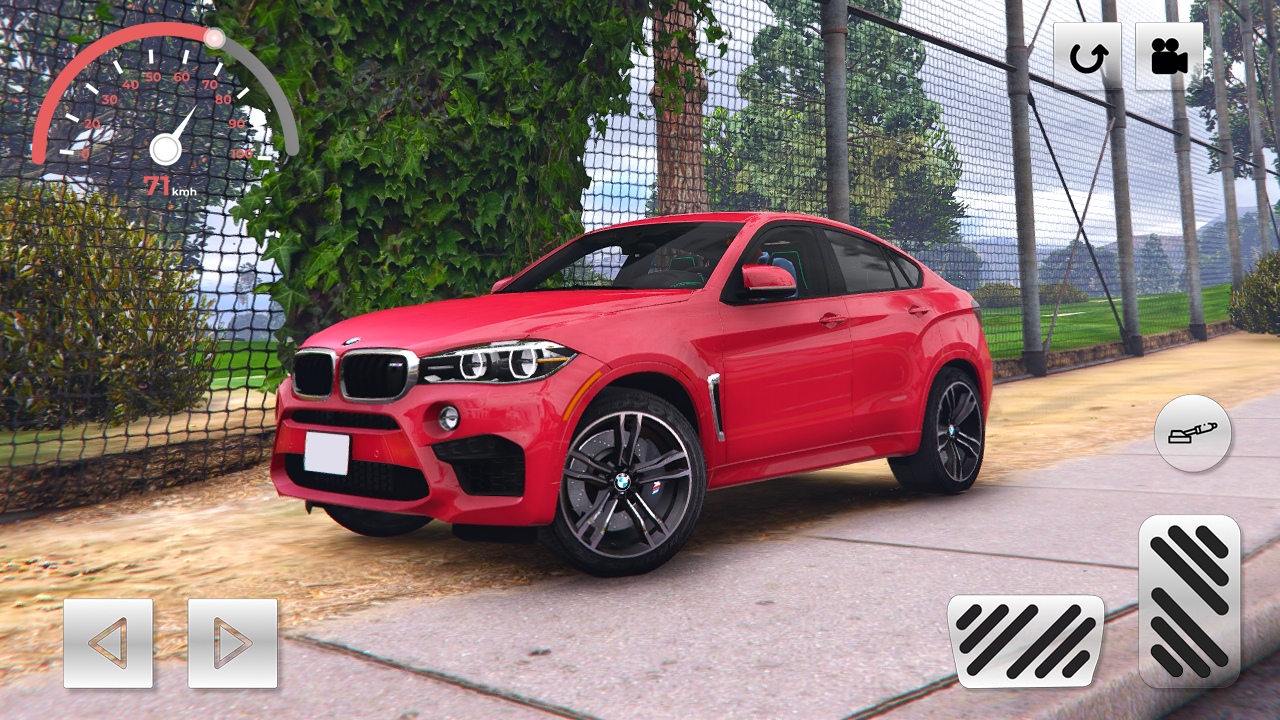 BMW X6 F16 SUV Simulator Roads Game Screenshot