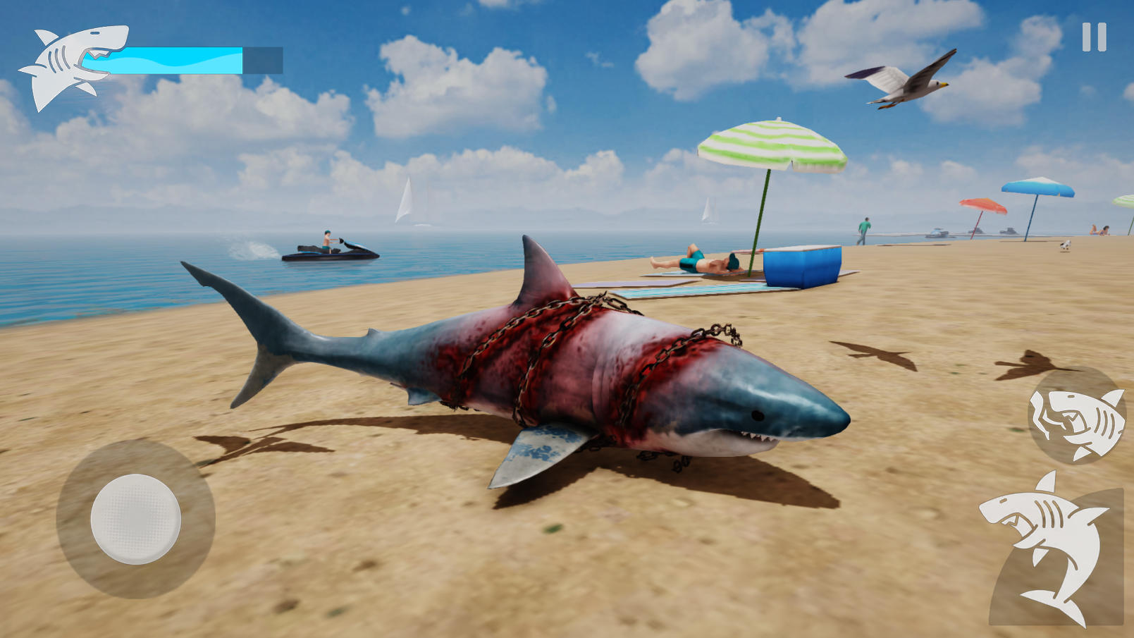 Shark Rage 게임 스크린 샷