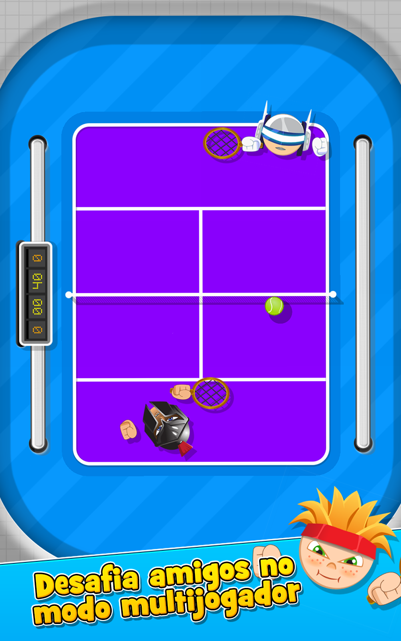 Captura de Tela do Jogo Bang Bang Tennis Game