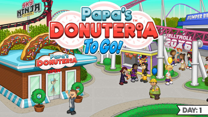 Screenshot of Papa's Donuteria To Go!
