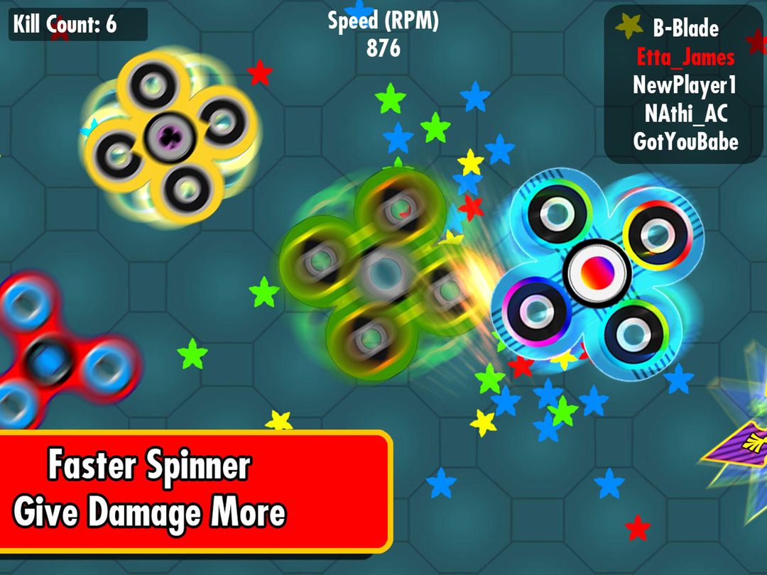 spinner.io spinz.io - fidget spinner ภาพหน้าจอเกม