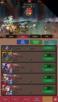 Yellow Monster - Idle Action RPG Game Screenshot