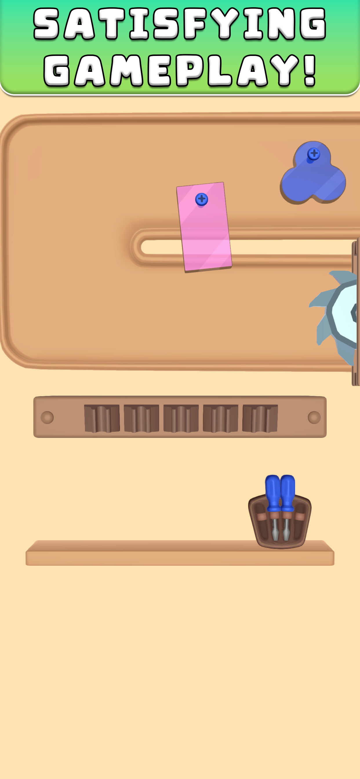 Unscrew Sort Queue Game Screenshot