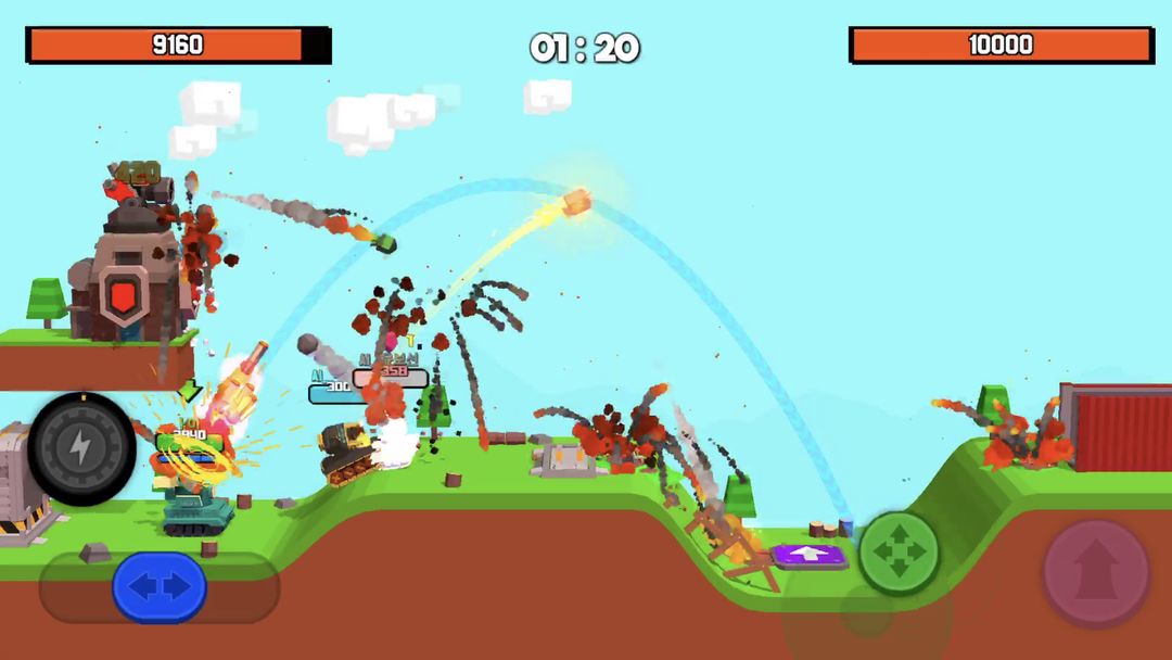 Screenshot of BOOM Tank Showdown