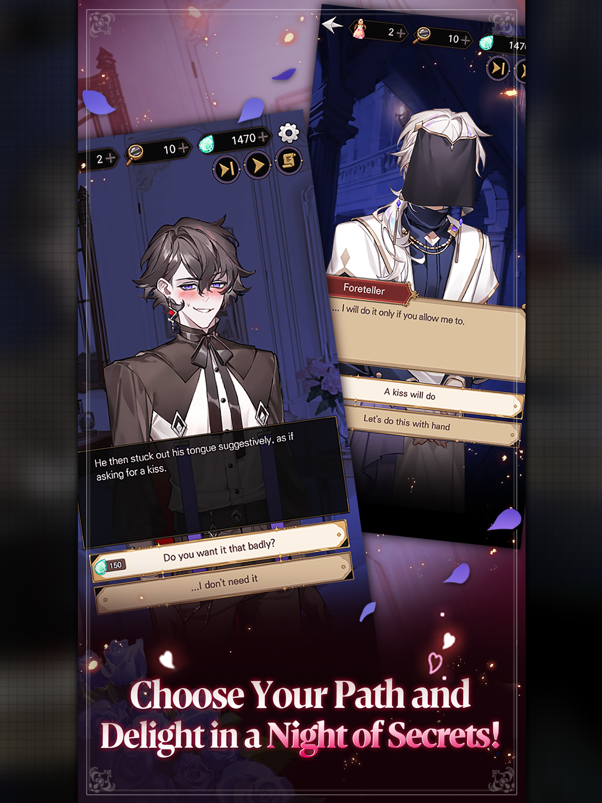Secret Kiss with Knight: Otome Game Screenshot