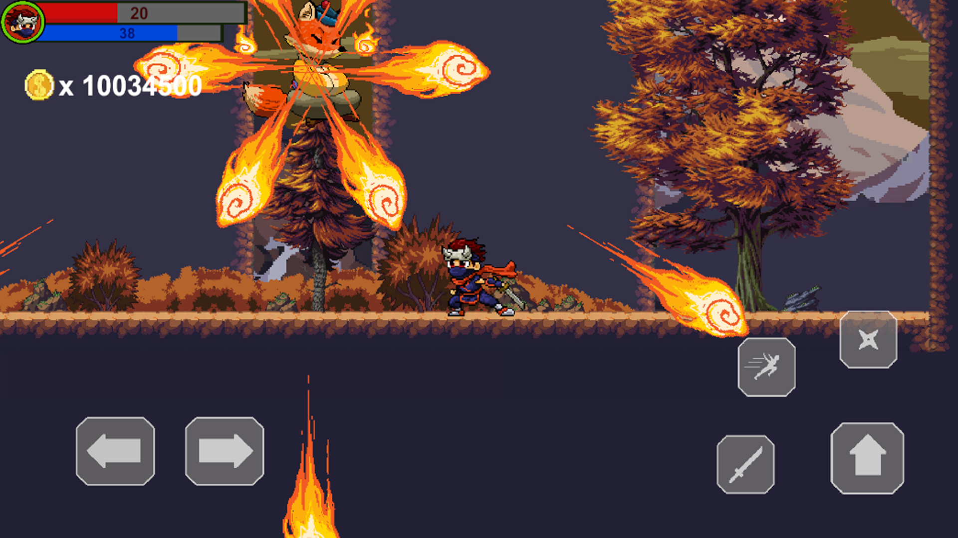 Ninja Warrior Game Screenshot
