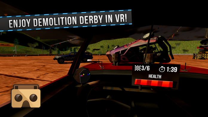 Screenshot 1 of การแข่งรถรื้อถอนดาร์บี้ (VR) 