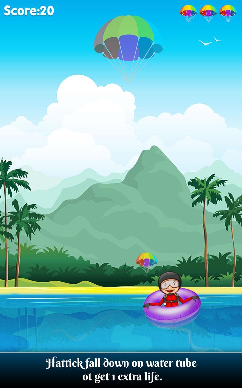 Parachute Jump : Sky Dive Game Game Screenshot