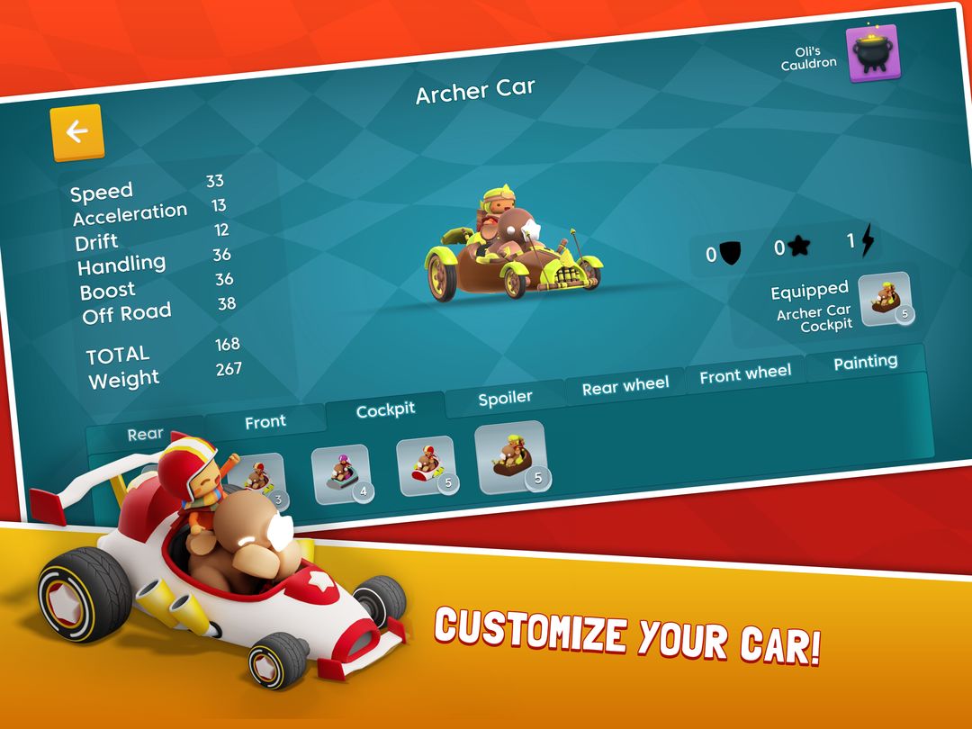 Starlit On Wheels: Super Kart遊戲截圖