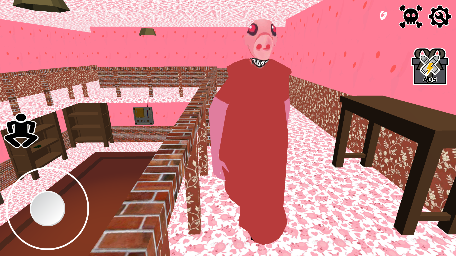 Piggy Granny Horror Games Mod Game Screenshot