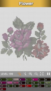 Cross-stitch : Coloring Game Screenshot