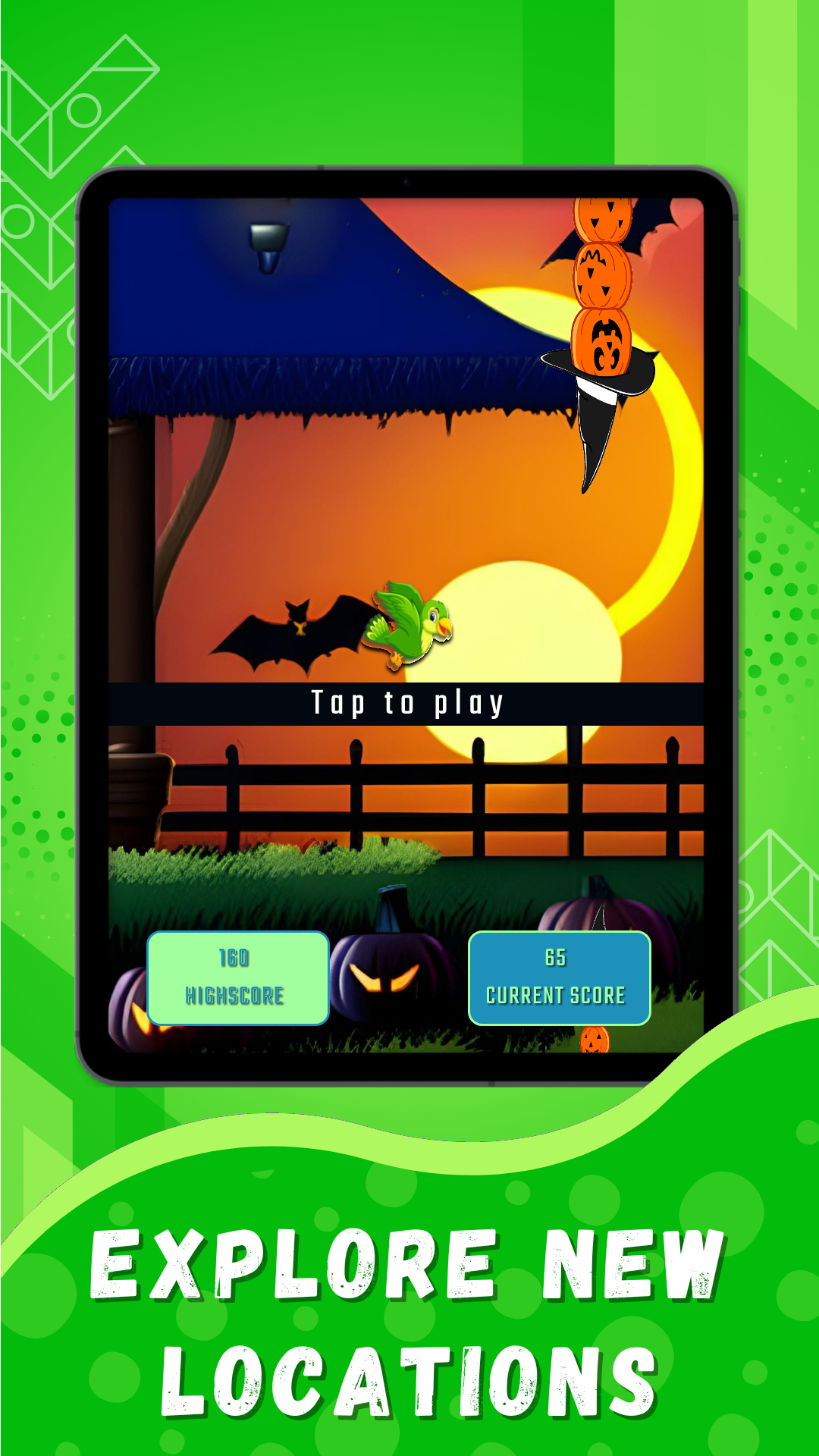 Bingo Spooky Flappy Game Screenshot
